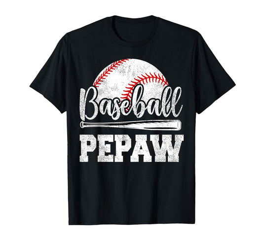 Baseball Pepaw Baseball Player Game Day Father's Day T-Shirt