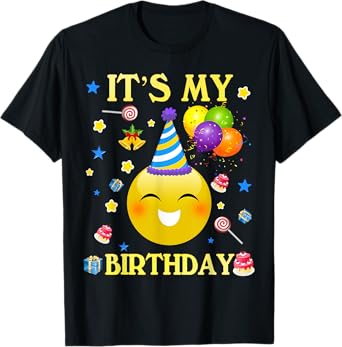 Funny Tee It's My Birthday Cute Shirt Women Men Boy Girl T-Shirt