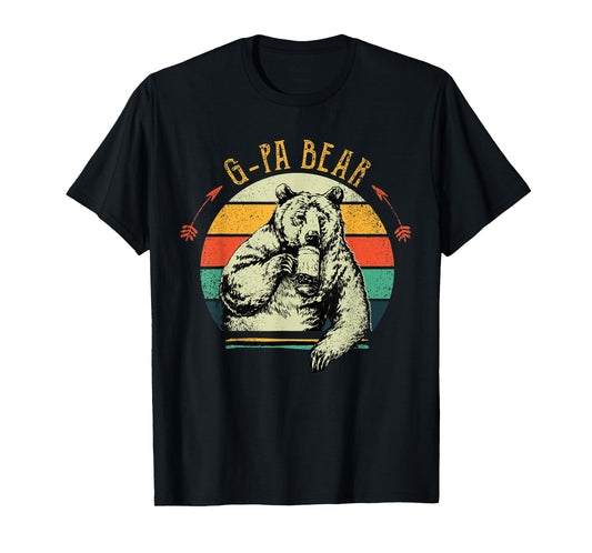 Vintage G-Pa Bear Shirt Funny Fathers Day T-Shirt