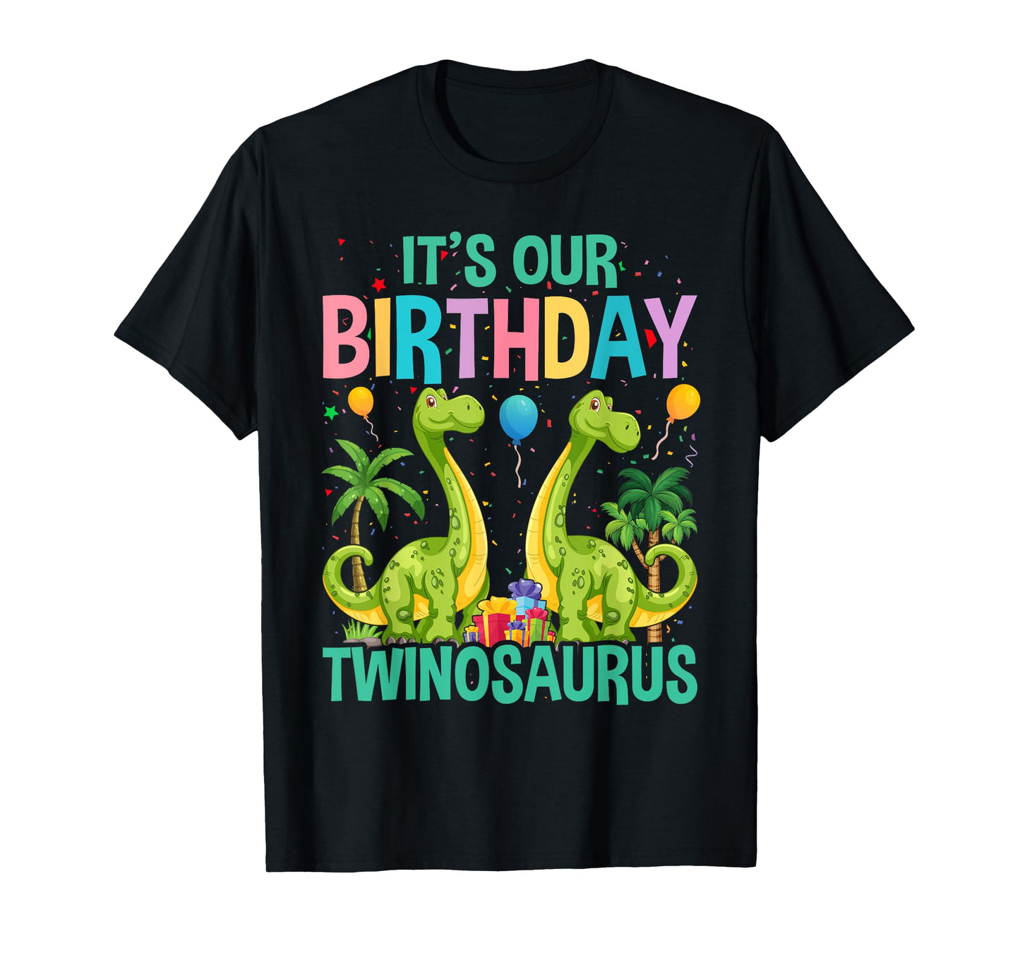 Kids Funny Twin Sisters Birthday Toddler 1st 2nd 3rd 4th 5th T-Shirt