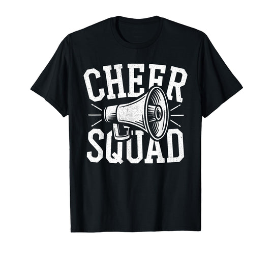 Cheer Squad Shirt Cheerleading Men Women Cheerleader Team T-Shirt