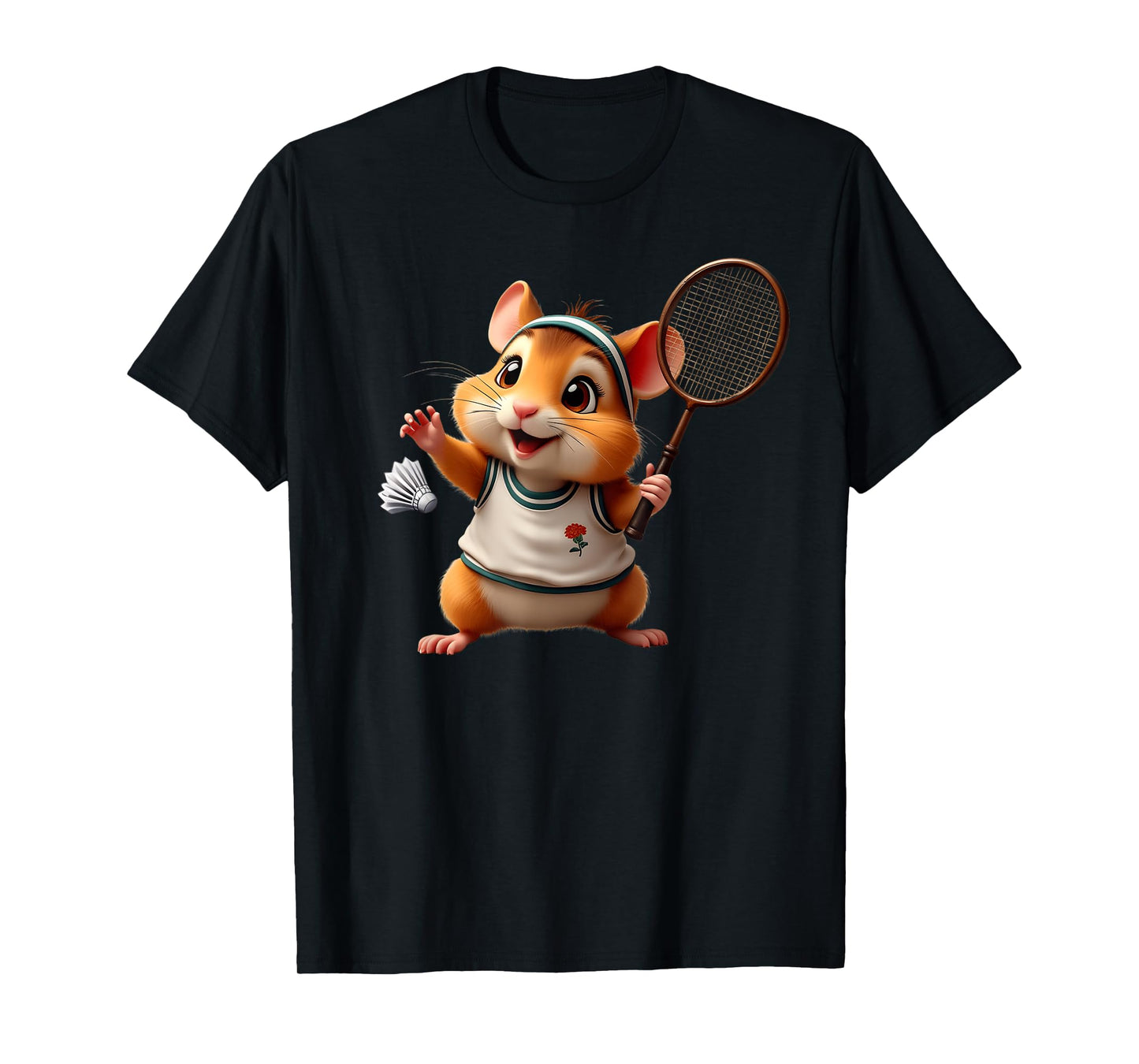 Badminton Art For Men Women Kids Badminton Lover Badminton T-Shirt