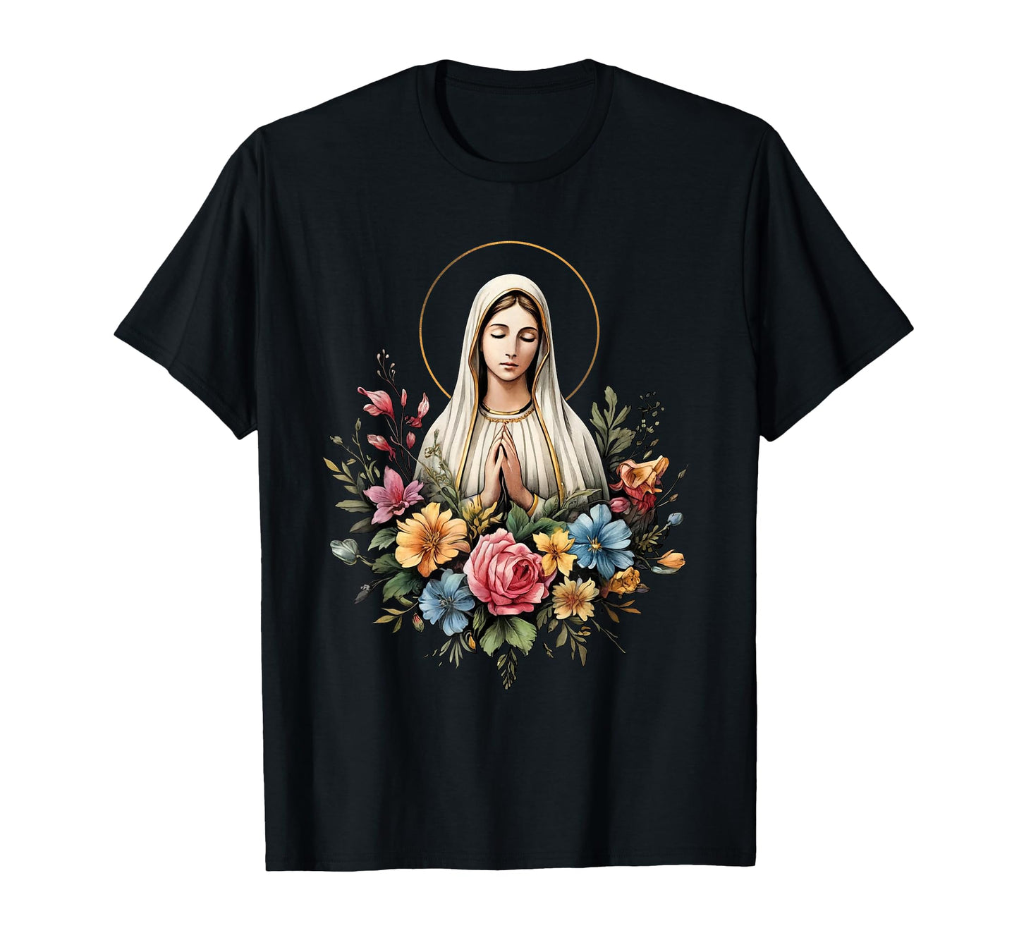 Our Lady of Fatima Mother Mary Saint Mary Powerful Symbol T-Shirt