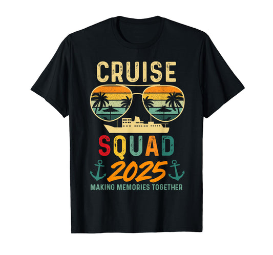 Cruise Squad 2025 Family Vacation Matching Group Summer T-Shirt