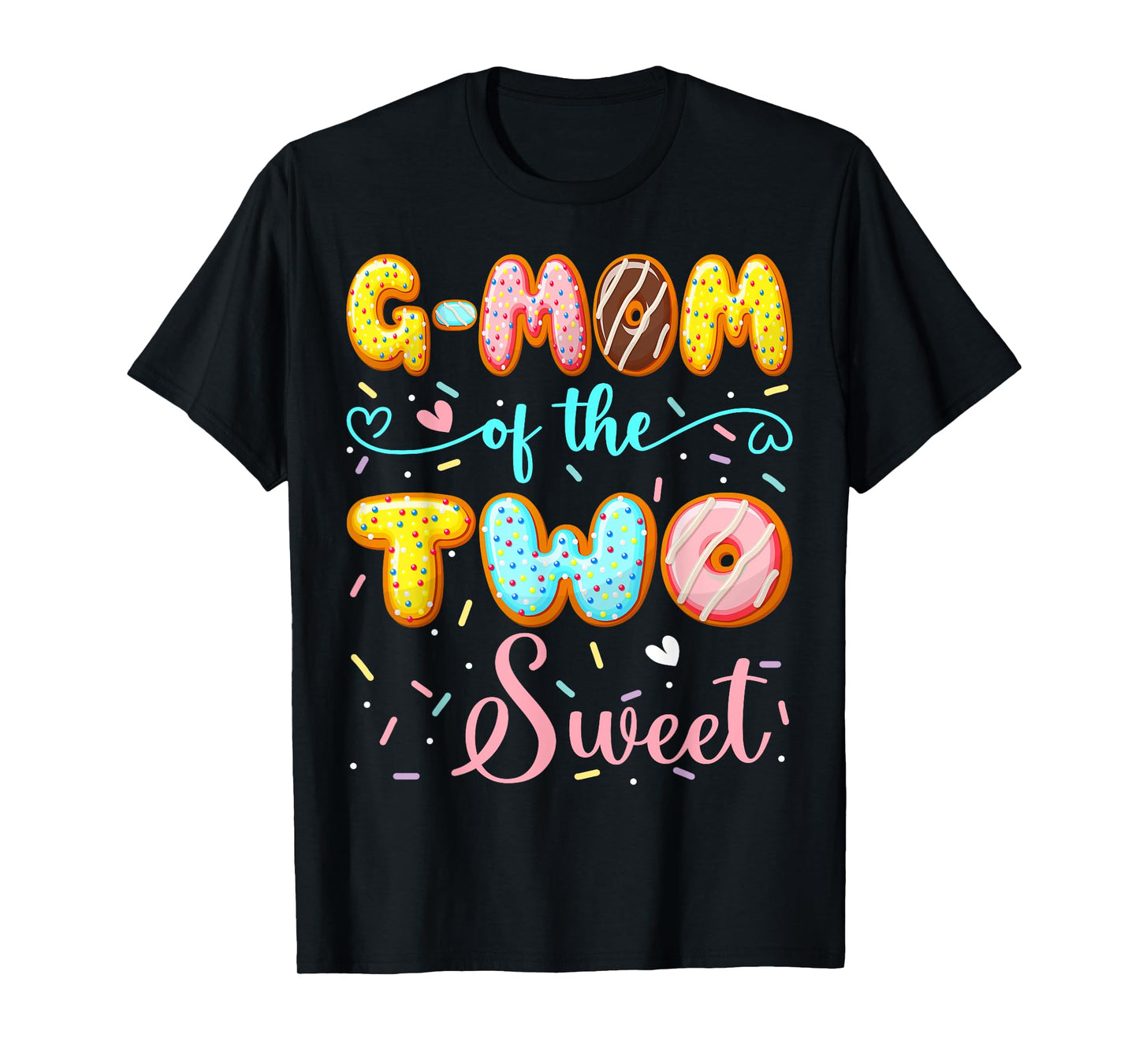 G-Mom Of The Two Sweet 2Nd Birthday Girl Donut Party T-Shirt