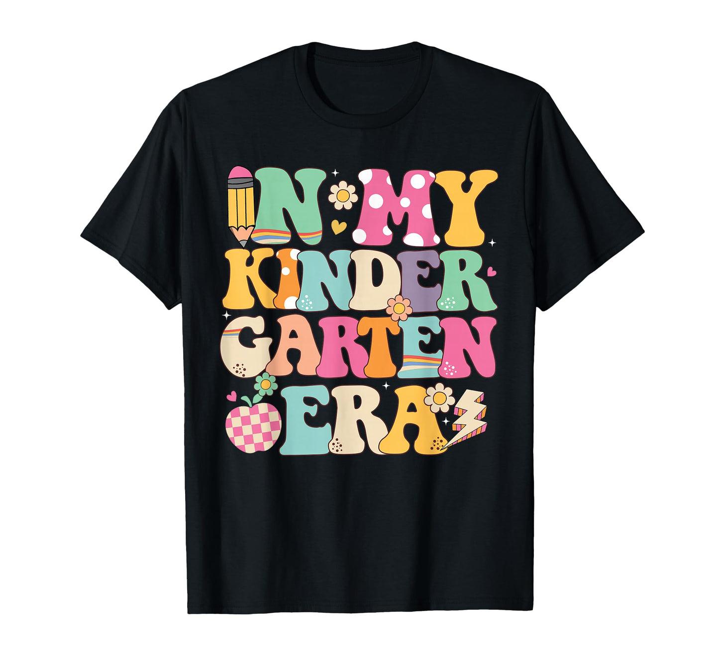 In My Kindergarten Era Girl Back To School Kindergarten Kids T-Shirt