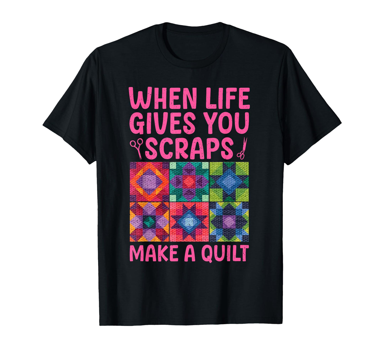 Quilting Design For Women Grandma Quilt Lover Sewing Quilter T-Shirt