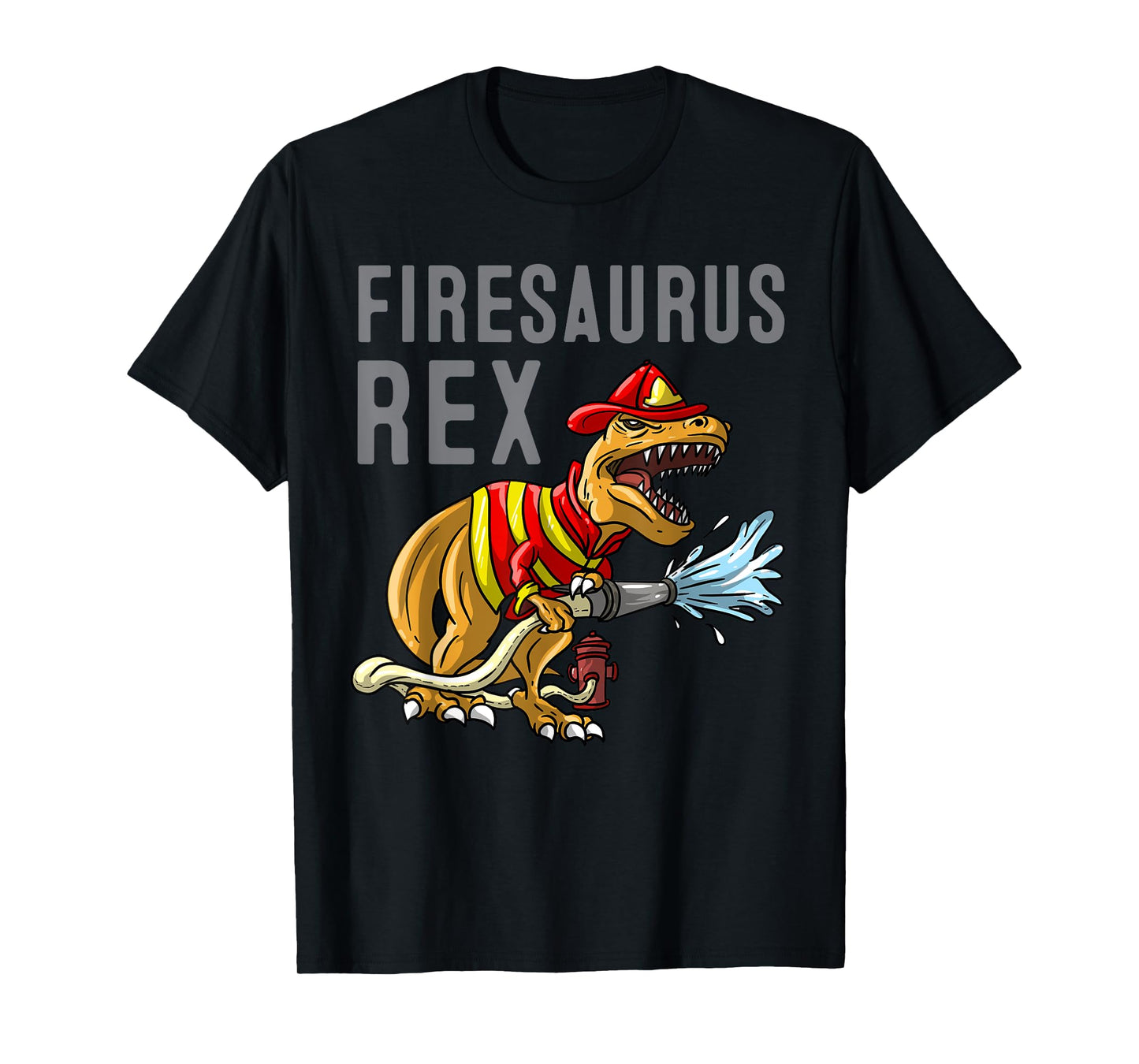 Funny Firefighter Art For Kids Toddlers Fireman Firefighter T-Shirt