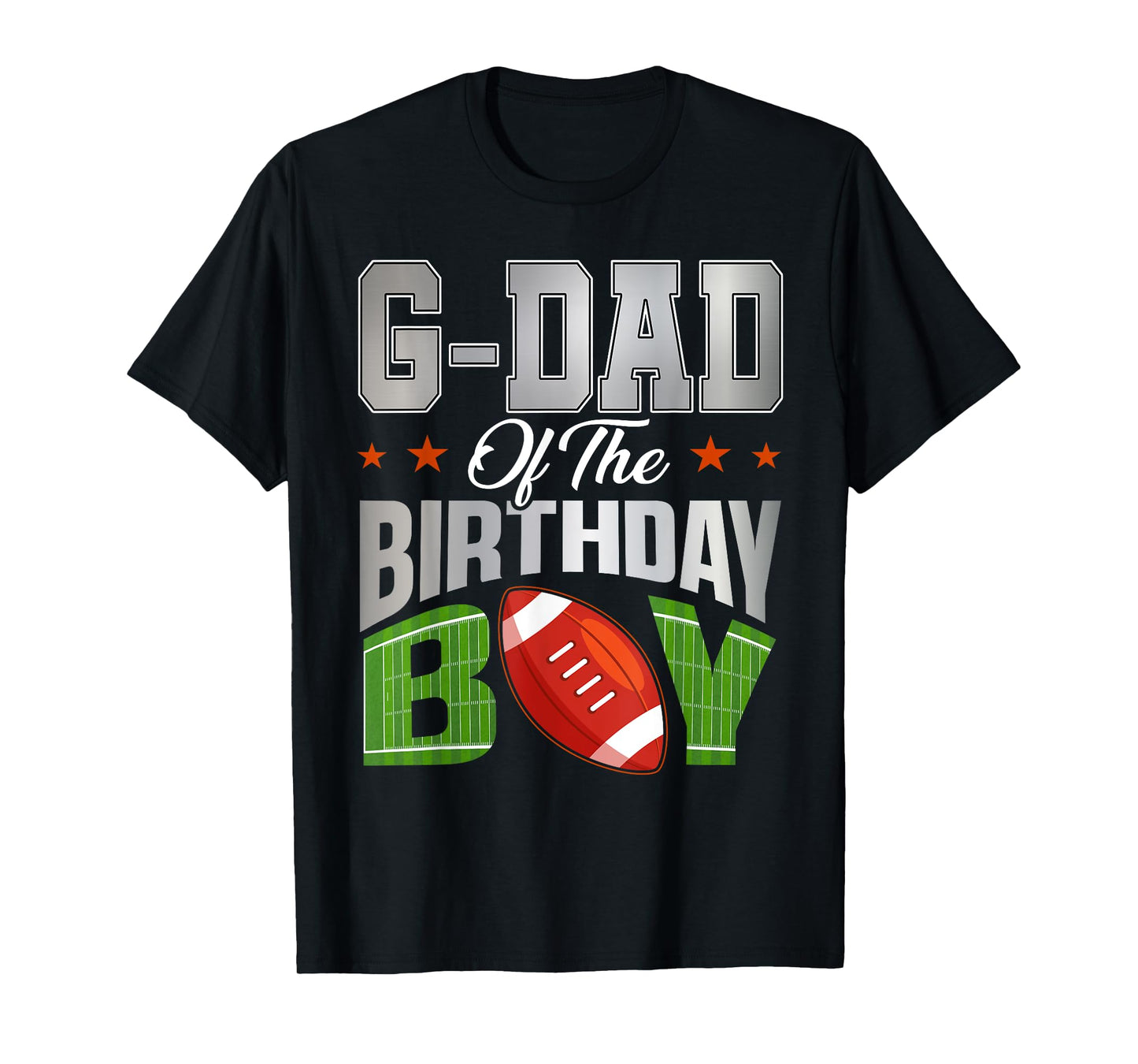 G Dad of The Birthday Boy Football Party Family Matching T-Shirt