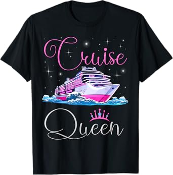 Cruise Queen Cruising Lover Cruisers Women Girls T-Shirt