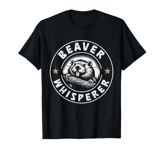 Beaver Whisperer Vintage Arts Animal Lovely Beavers Outfits T-Shirt