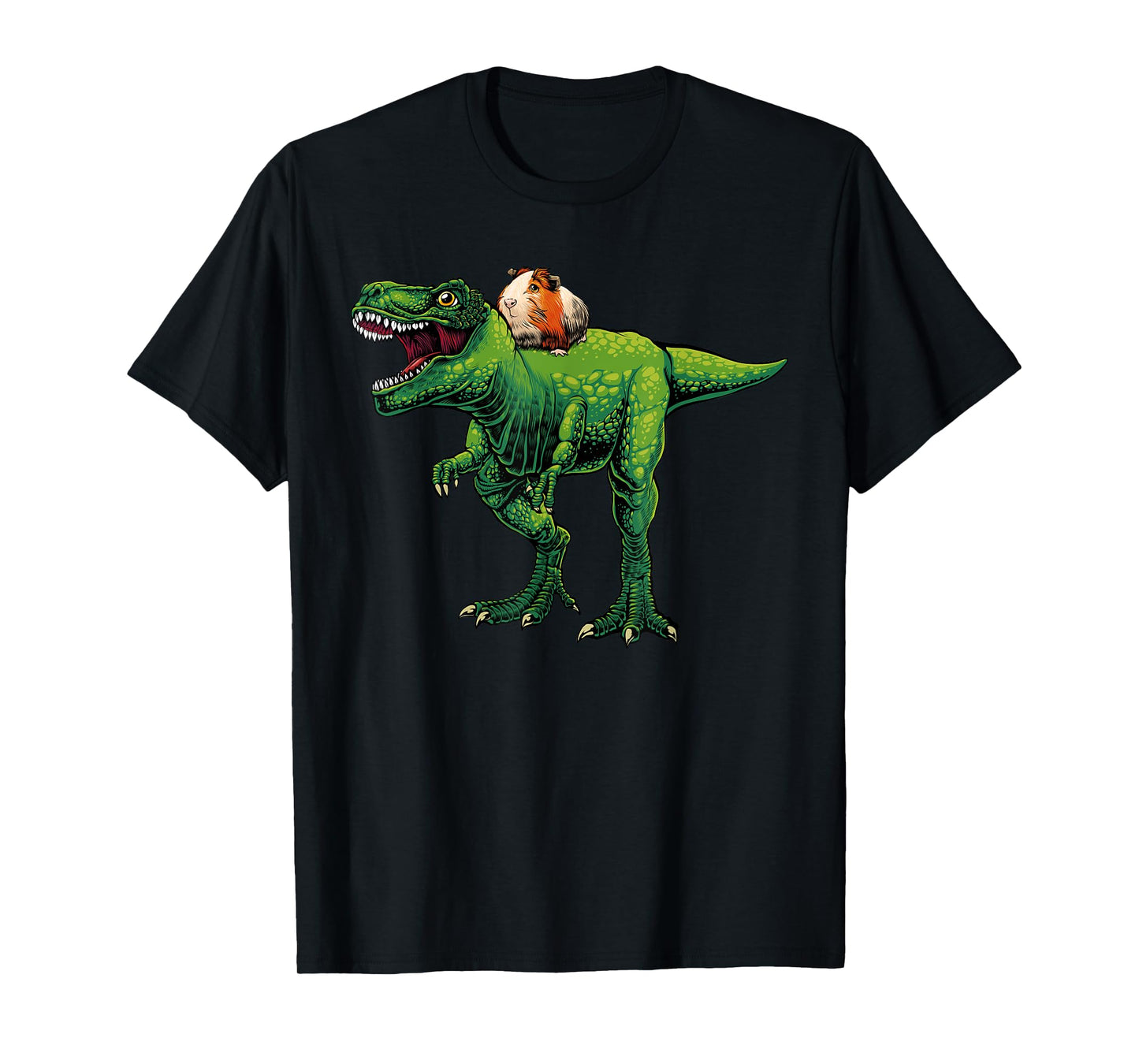 Cool Guinea Pig For Men Women Kids T Rex Dinosaur Hamster T-Shirt