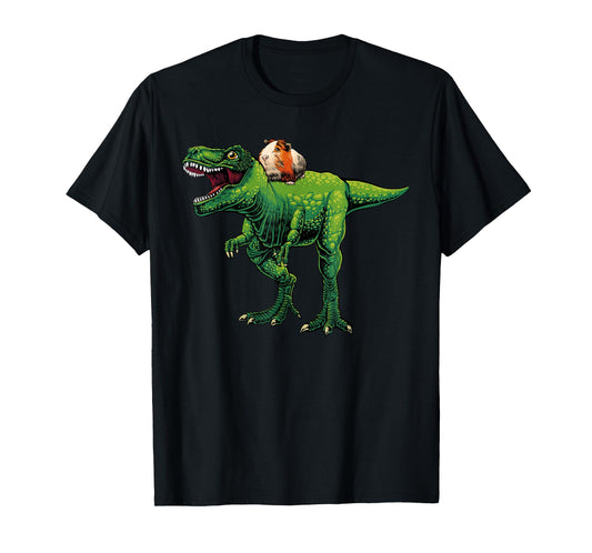 Cool Guinea Pig For Men Women Kids T Rex Dinosaur Hamster T-Shirt