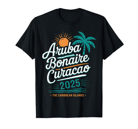 ABC Islands Aruba Bonaire Curaçao Cruise Vacation 2025 T-Shirt