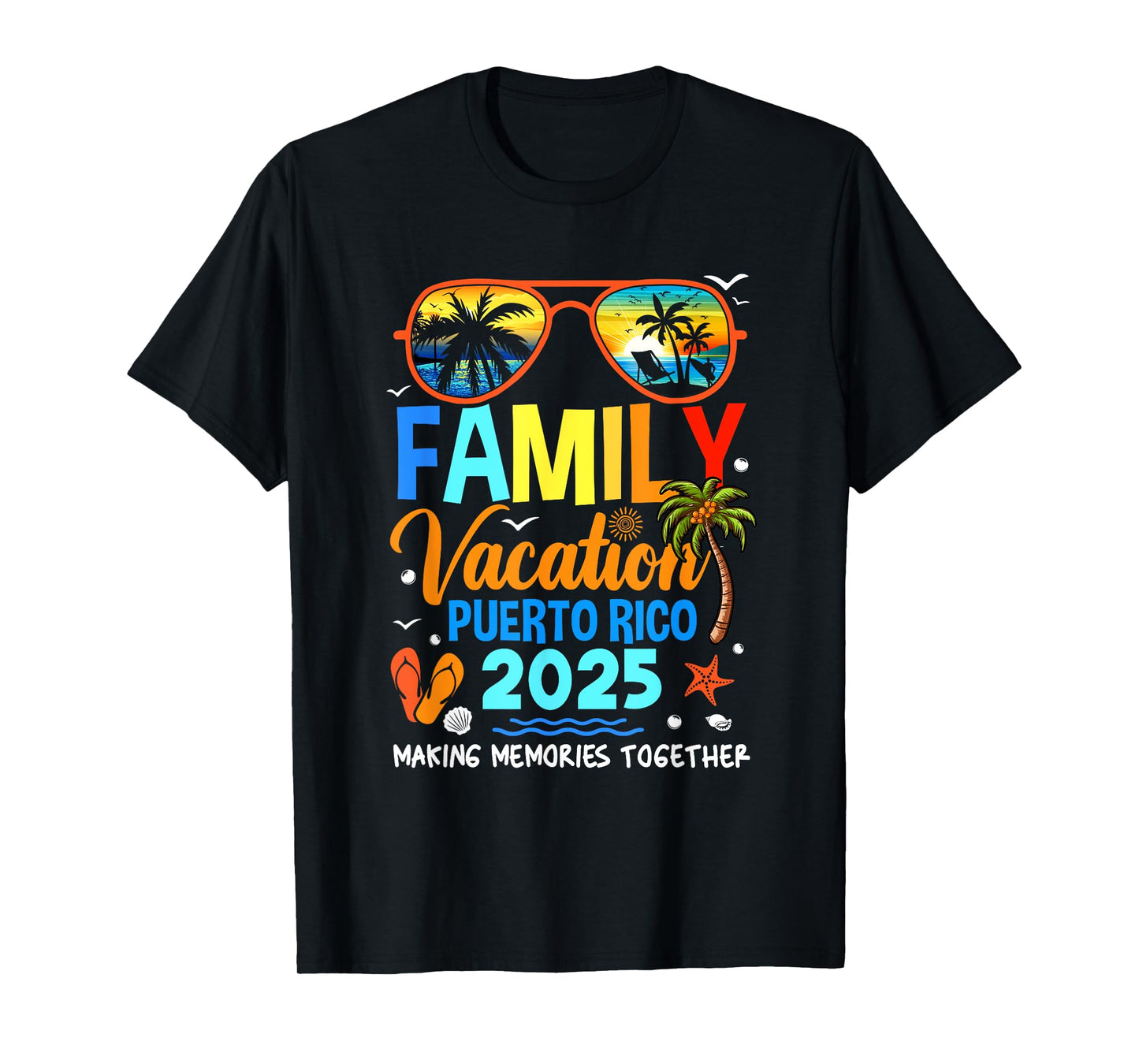 Family Vacation Puerto Rico 2025 Family Vacation Together T-Shirt