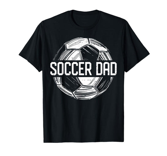 Soccer Dad Family Matching Team Player Gift Sport Lover Papa T-Shirt