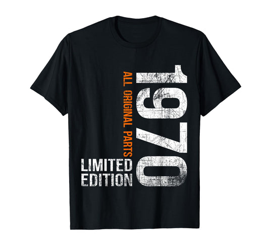 Vintage 1970 55th Birthday Gifts Men Women 55 Years Old T-Shirt