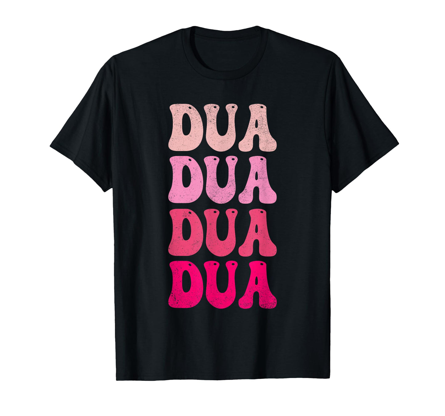 Vintage Retro Dua Personalized Name I Love Dua Groovy Meme T-Shirt