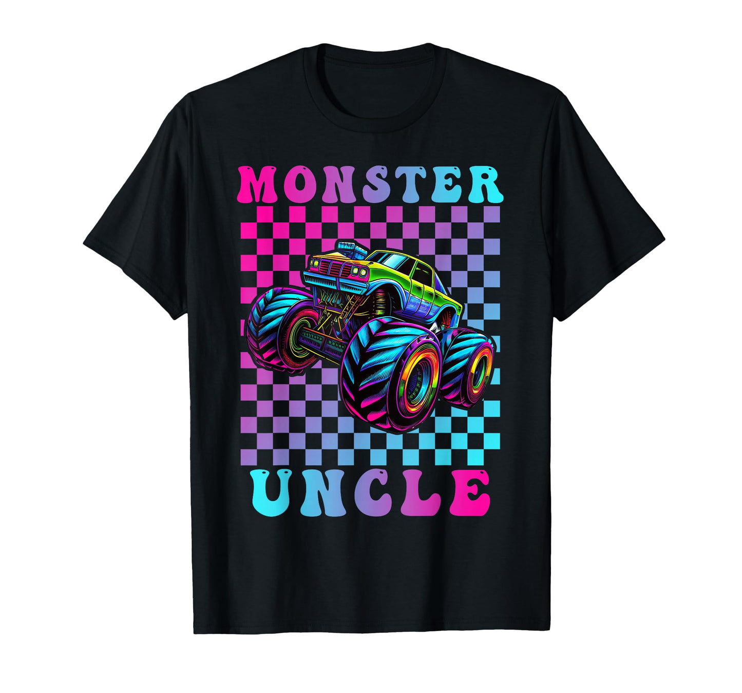 Monster Truck Uncle Family Matching Shirt Truck Lovers T-Shirt