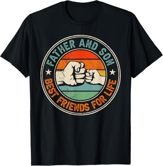 Father And Son Best Friends For Life Matching Father's Day T-Shirt