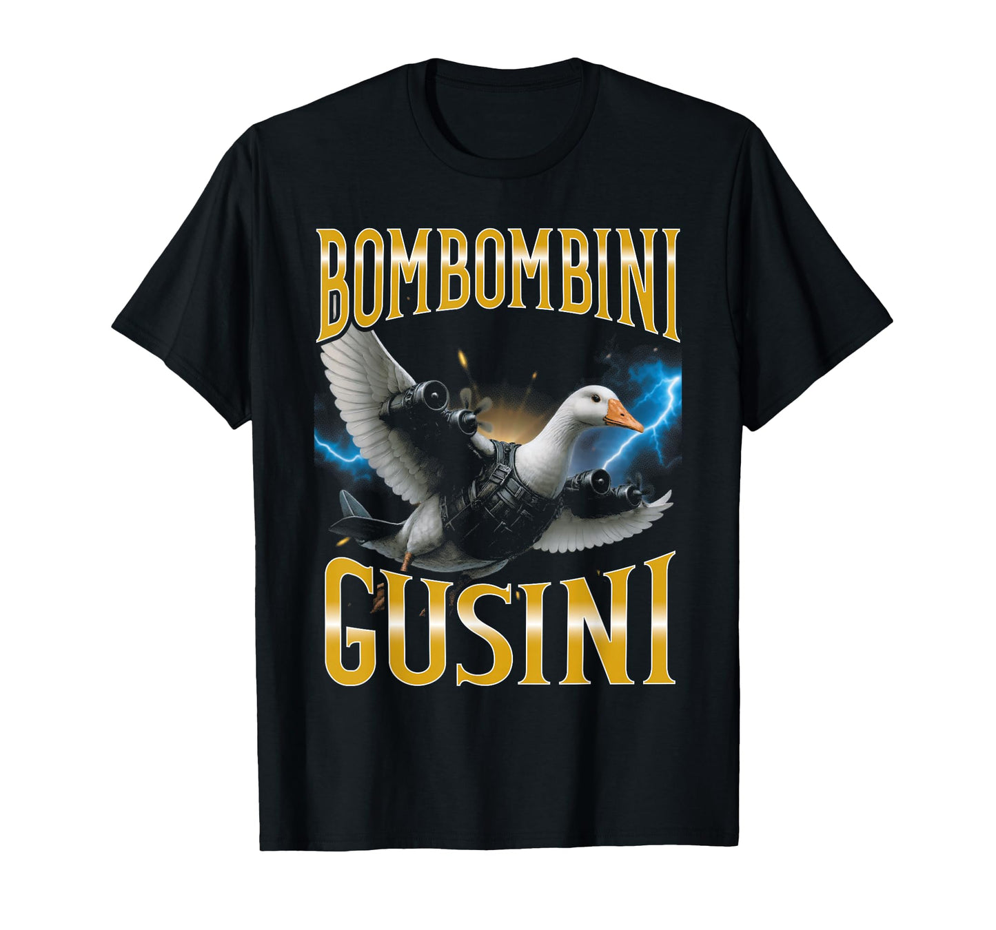 Surreal Italian Brainrot Meme Bombombini Gusini Funny T-Shirt