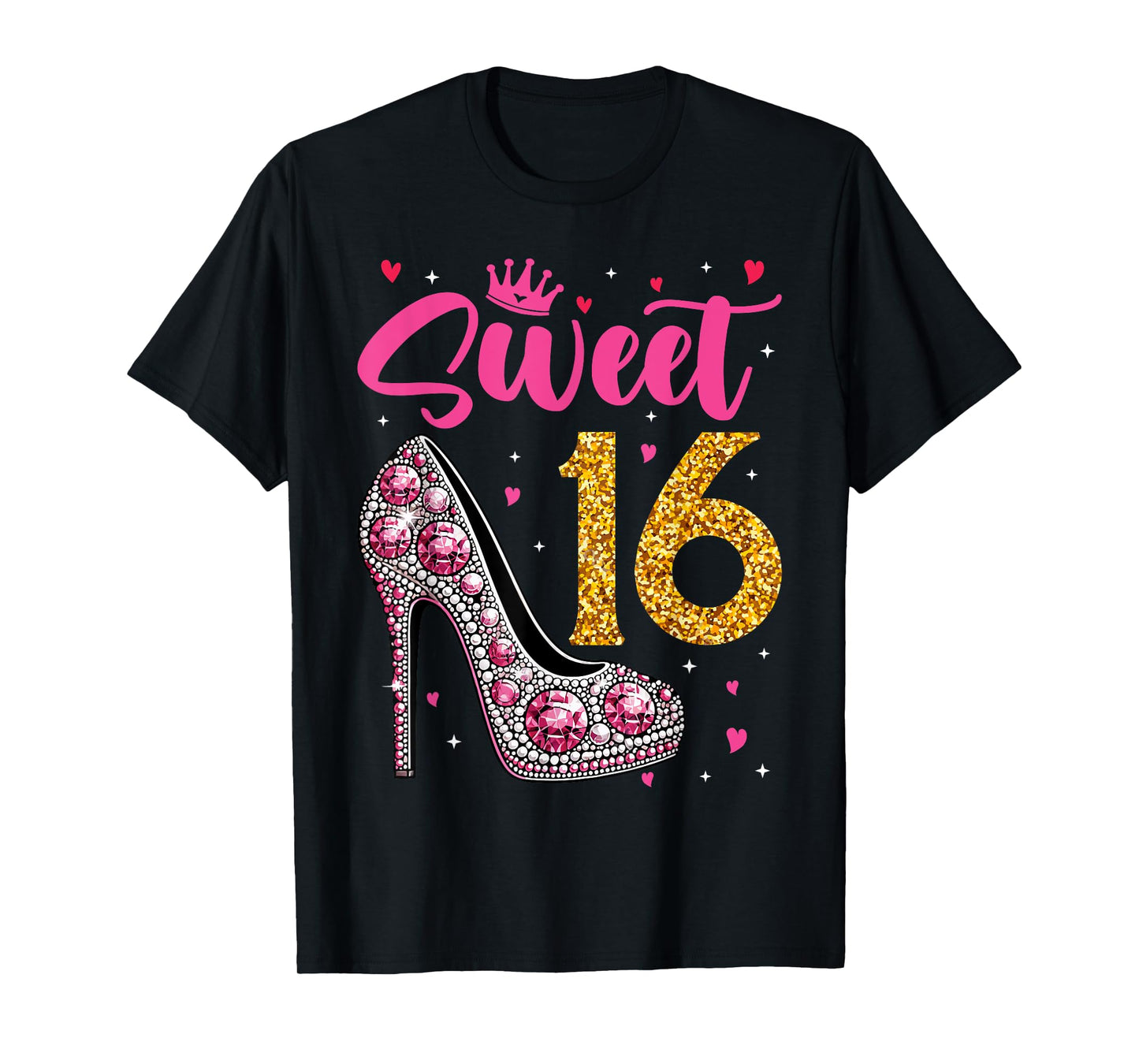 Sweet 16 Design I Rose Balloon Decoration Birthday Outfit T-Shirt