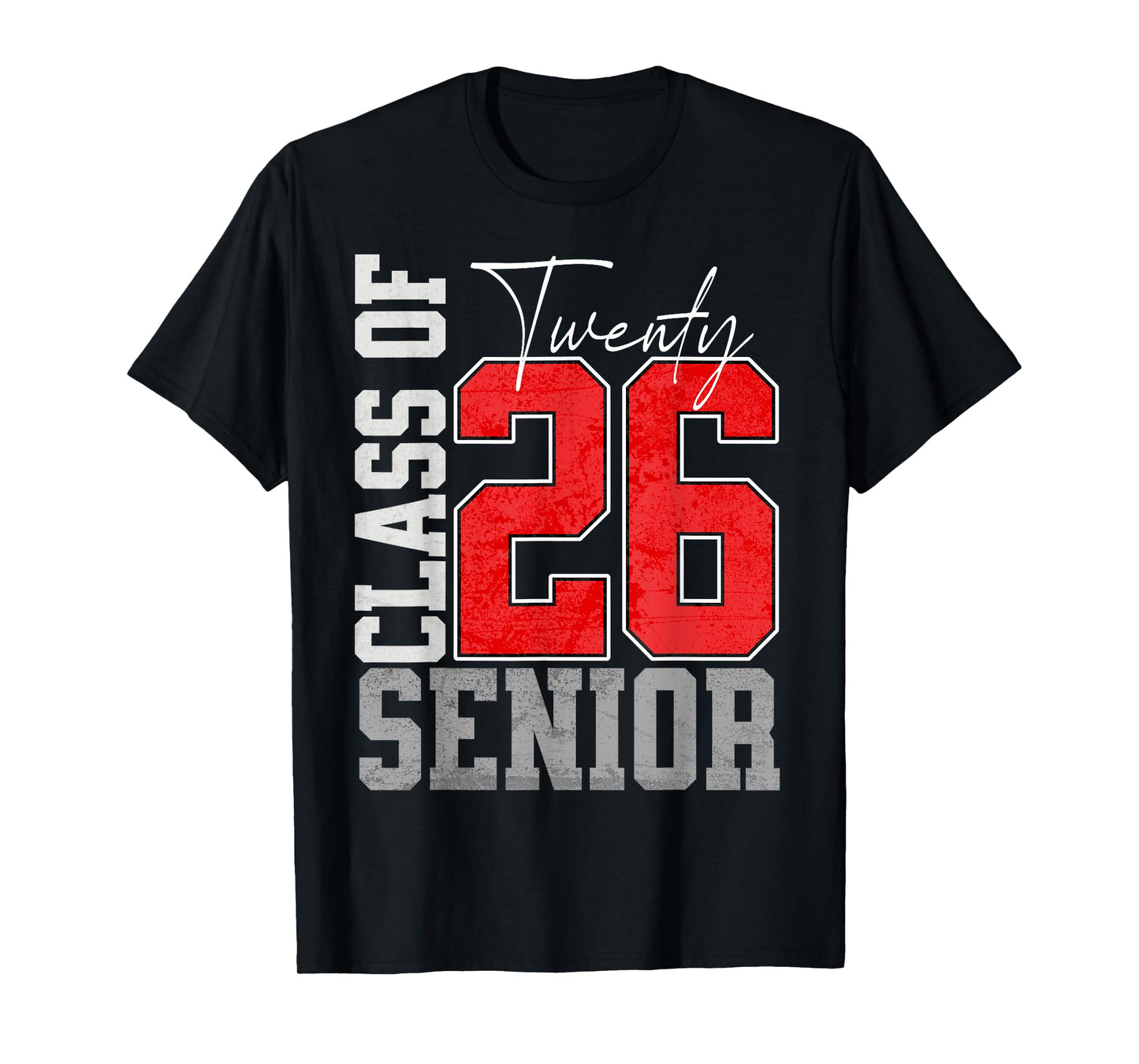 Senior 26 Class of 2026 Graduation for High School Student T-Shirt