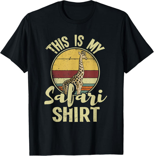 African Safari Family Vacation Zoo Animal Safari Squad T-Shirt