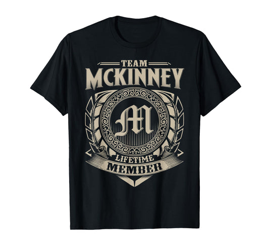 Team MCKINNEY Lifetime Member Vintage MCKINNEY Family T-Shirt