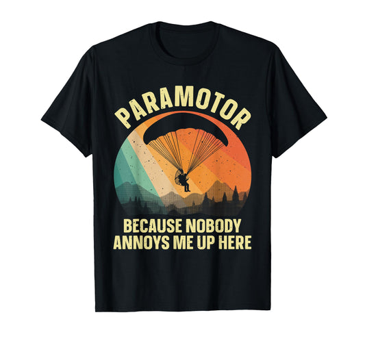 Cool Paramotor Art For Men Women PPG Paragliding Paramotor T-Shirt