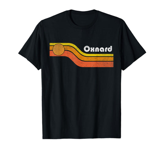 Oxnard - Vintage Men Women 70s 80s Graphic Cool Retro T-Shirt