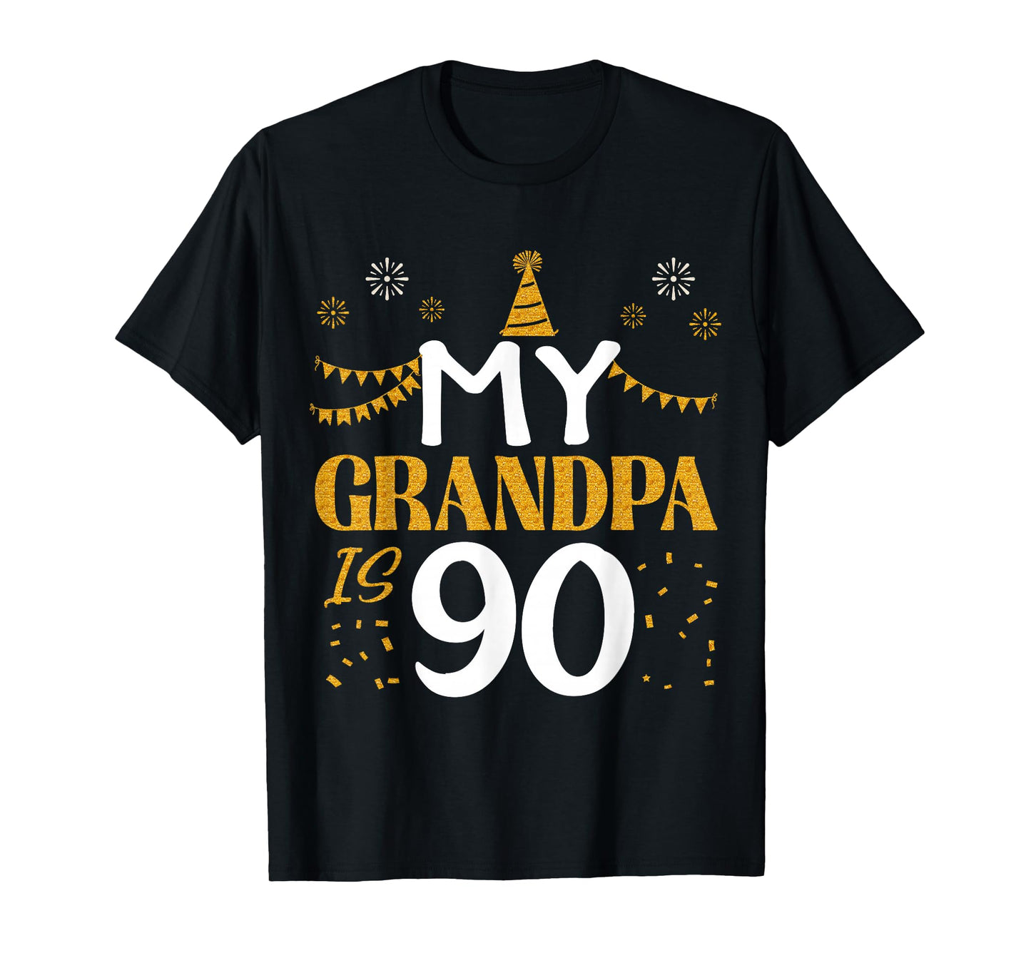 My Grandpa Is 90 90th Birthday 1935 90 Years Old Grandpa T-Shirt