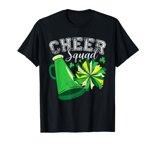 Cheer Squad Cheerleader Cheerleading St Patricks Day Irish T-Shirt