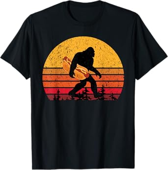 Bigfoot for Women & Men Hot Dog T-Shirt