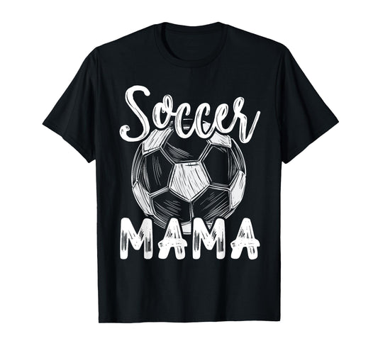 Soccer Mama Women Family Matching Team Player Soccer Ball T-Shirt