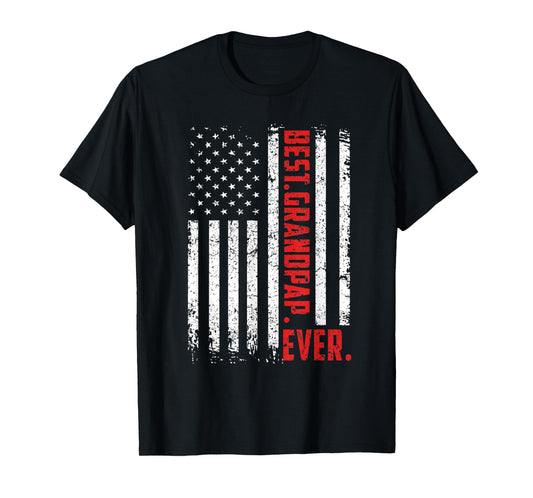 Best. Grandpap. Ever. American Flag Father's Day Men T-Shirt