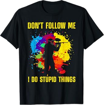 Funny Paintball Design For Men Women Kids Paintball Player T-Shirt