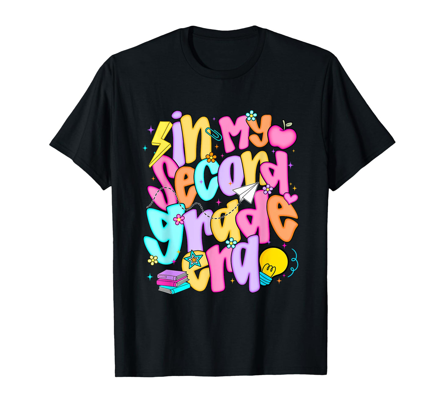 In My Second Grade Era Preppy Back To School Teachers Kids T-Shirt