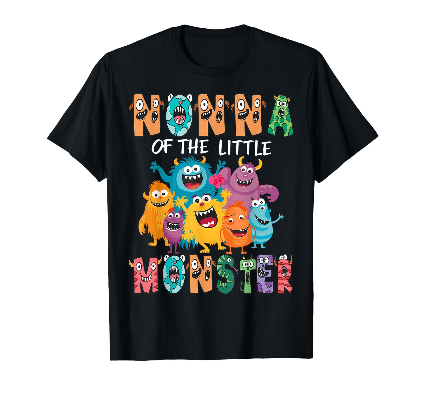 Nonna Of The Little Monster Kids 1St Birthday Party T-Shirt