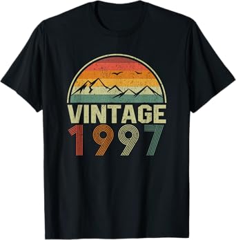 28th Birthday Gift Idea Vintage 1997 T-Shirt
