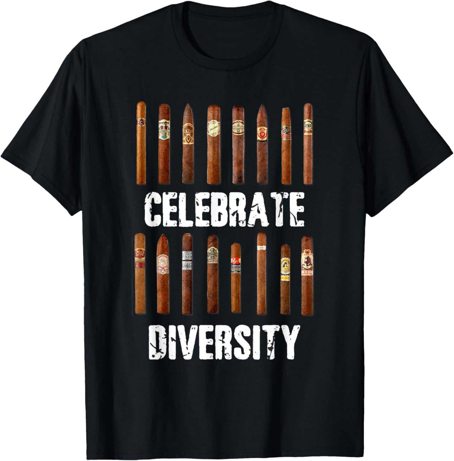 Celebrate Diversity Smoke Cigars Cigar Smoking T-Shirt