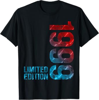 26th Birthday Men Women 26 Years Decoration 1999 Gifts Funny T-Shirt