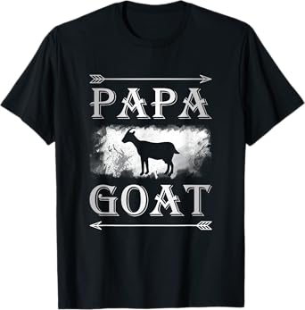 Best Husband Gifts "Papa Goat" Men Tee Shirts T-Shirt