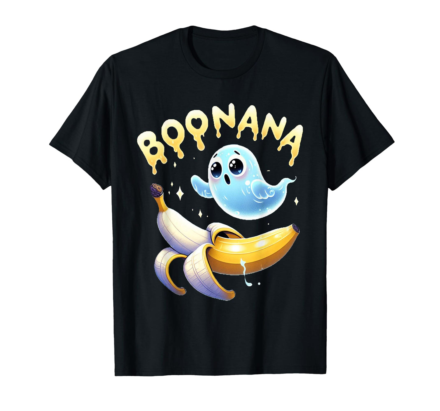 Boonana Cute Ghost Banana Halloween Costume Idea T-Shirt