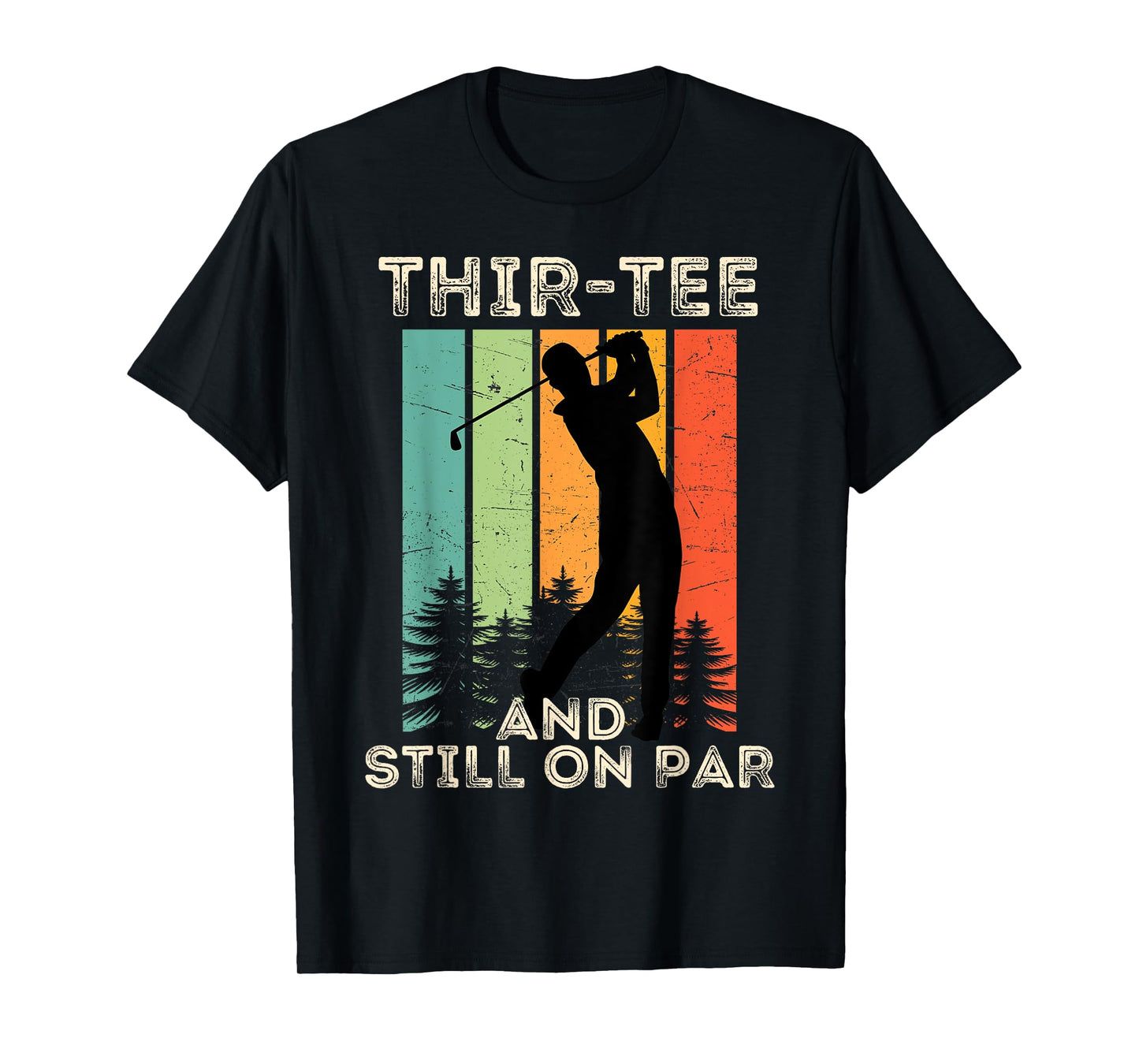 Retro Vintage Funny Golfer Gifts - 30th Birthday Golf T-Shirt