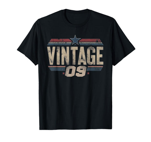 Vintage 2009 16th Birthday 16 Years Old - USA 4th of July T-Shirt