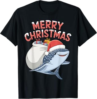 Merry Christmas Whale Shark T-Shirt