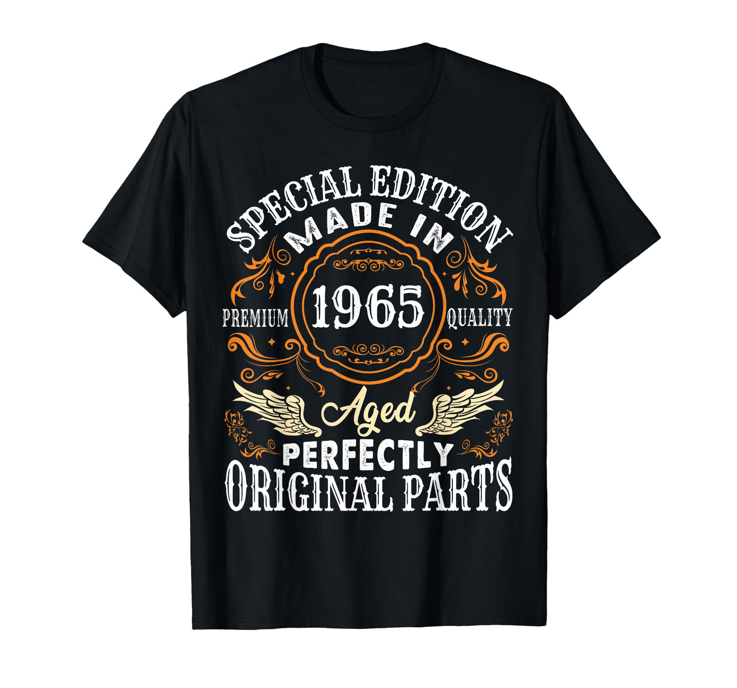 Vintage 1965 60th Birthday 60 Years Old For Men T-Shirt
