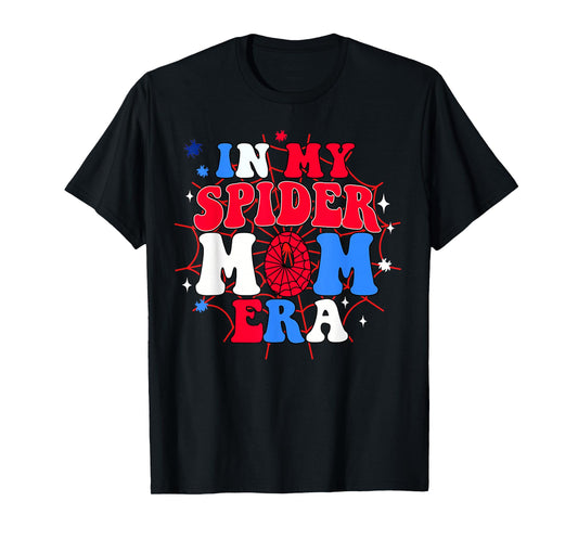 Matching Family In My Spider Mom Era Birthday Boy Mama Dad T-Shirt