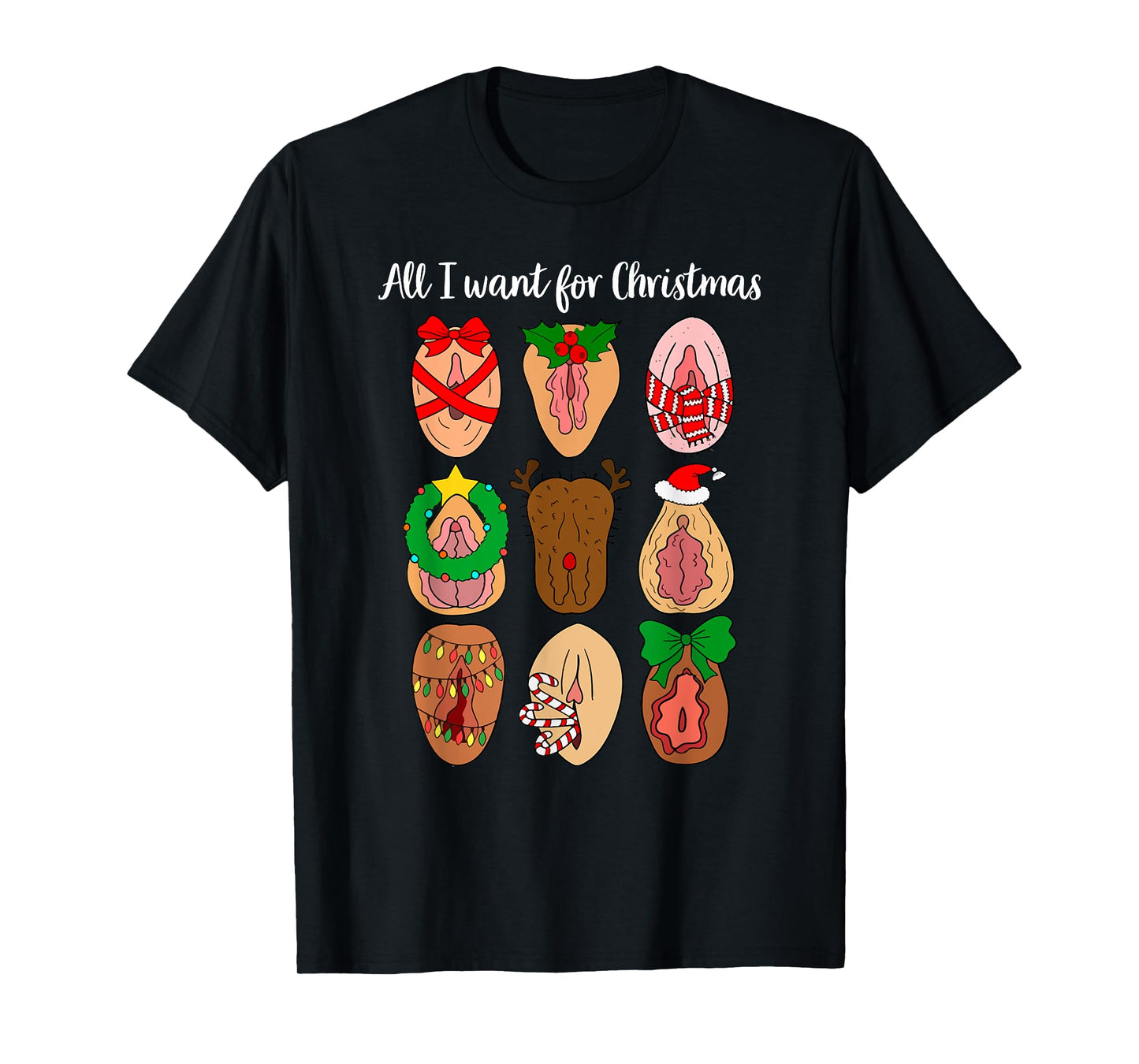 All I Want For Christmas Is D Merry Dickmas Dirty Christmas T-Shirt